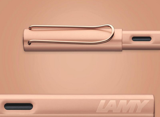 Ручка перьевая Lamy Lx цвет чернил синий цвет корпуса розовое золото (артикул производителя 4031505)