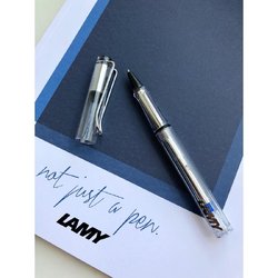 Роллер Lamy 312 Vista цвет чернил синий цвет корпуса прозрачный (артикул производителя 4001073)