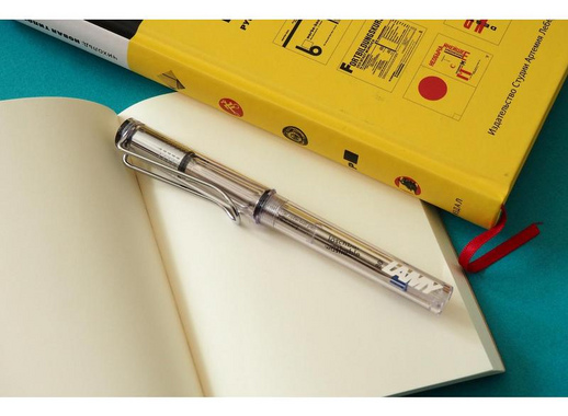 Роллер Lamy 312 Vista цвет чернил синий цвет корпуса прозрачный (артикул производителя 4001073)