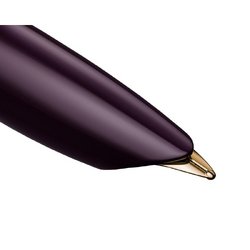 Ручка перьевая Parker 51 Plum цвет чернил черный цвет корпуса золотистый (артикул производителя 2123516)