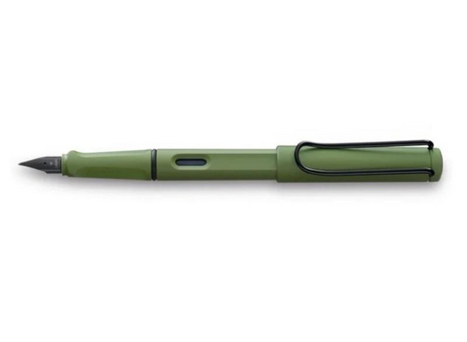 Ручка перьевая Lamy 041 safari M цвет чернил синий цвет корпуса оливковый (артикул производителя 4035672)