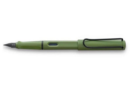 Ручка перьевая Lamy 041 safari EF цвет чернил синий цвет корпуса оливковый (артикул производителя 4035670)