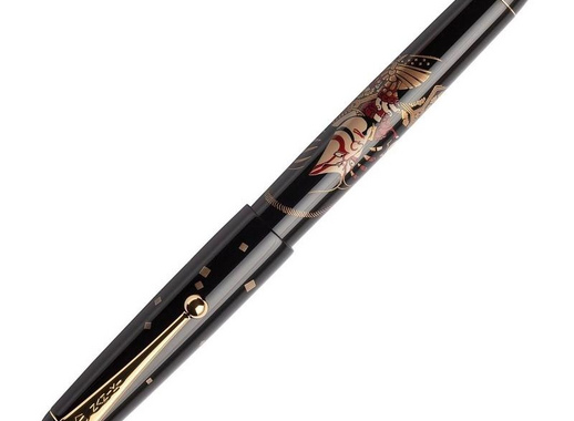 Ручка перьевая Namiki Ukiyo-e Taira no Kagekiyo цвет чернил черный цвет корпуса черный