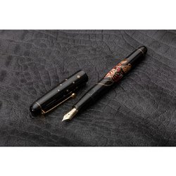 Ручка перьевая Namiki Ukiyo-e Taira no Kagekiyo цвет чернил черный цвет корпуса черный