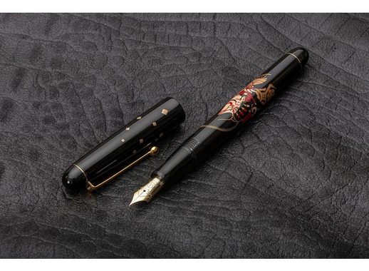 Ручка перьевая Namiki Ukiyo-e Taira no Kagekiyo цвет чернил черный цвет корпуса черный