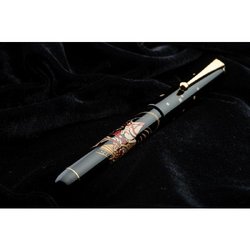 Ручка перьевая Namiki Ukiyo-e Taira no Kagekiyo цвет чернил черный цвет корпуса черный