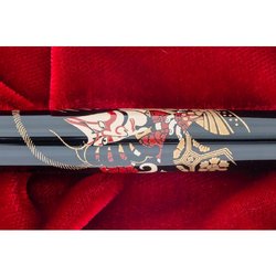 Ручка перьевая Namiki Ukiyo-e Taira no Kagekiyo цвет чернил черный цвет корпуса черный