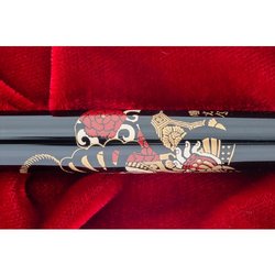 Ручка перьевая Namiki Ukiyo-e Taira no Kagekiyo цвет чернил черный цвет корпуса черный