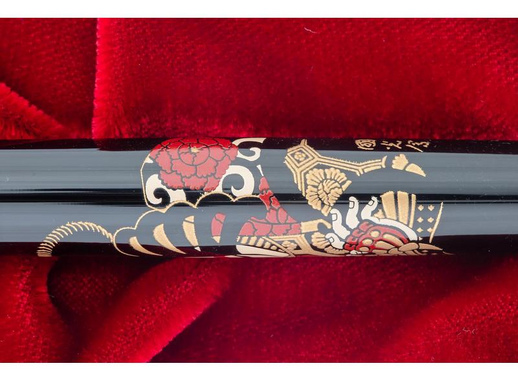 Ручка перьевая Namiki Ukiyo-e Taira no Kagekiyo цвет чернил черный цвет корпуса черный