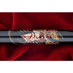 Ручка перьевая Namiki Ukiyo-e Taira no Kagekiyo цвет чернил черный цвет корпуса черный