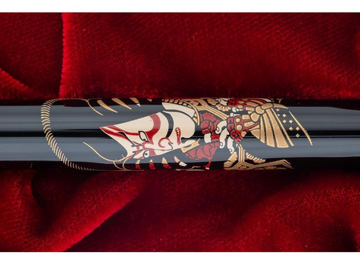 Ручка перьевая Namiki Ukiyo-e Taira no Kagekiyo цвет чернил черный цвет корпуса черный