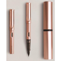 Ручка перьевая Lamy Lx цвет чернил синий цвет корпуса розовое золото (артикул производителя 4031506)