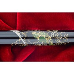 Ручка перьевая Namiki Tradition Mount Fuji and Dragon цвет чернил черный цвет корпуса черный