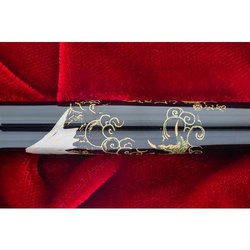 Ручка перьевая Namiki Tradition Mount Fuji and Dragon цвет чернил черный цвет корпуса черный