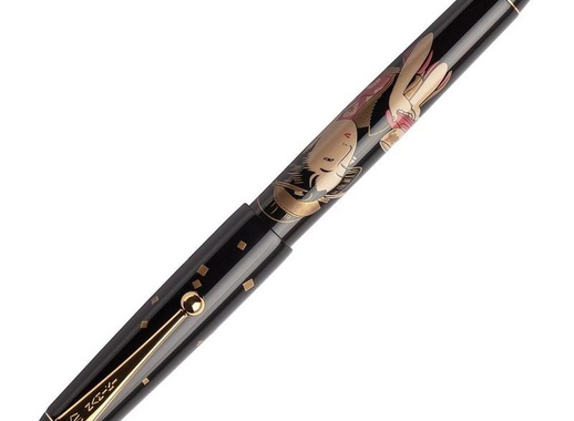 Ручка перьевая Namiki Ukiyo-e Okita Naniwaya цвет чернил черный цвет корпуса черный