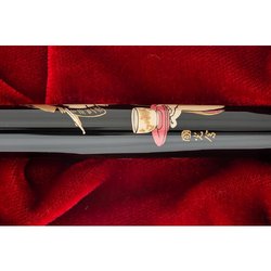 Ручка перьевая Namiki Ukiyo-e Okita Naniwaya цвет чернил черный цвет корпуса черный