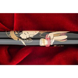 Ручка перьевая Namiki Ukiyo-e Okita Naniwaya цвет чернил черный цвет корпуса черный