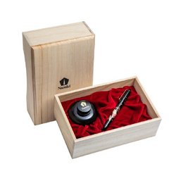 Ручка перьевая Namiki Ukiyo-e Okita Naniwaya цвет чернил черный цвет корпуса черный