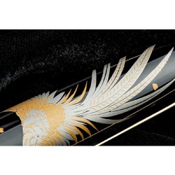 Ручка перьевая Namiki Tradition Golden pheasant цвет чернил черный цвет корпуса черный