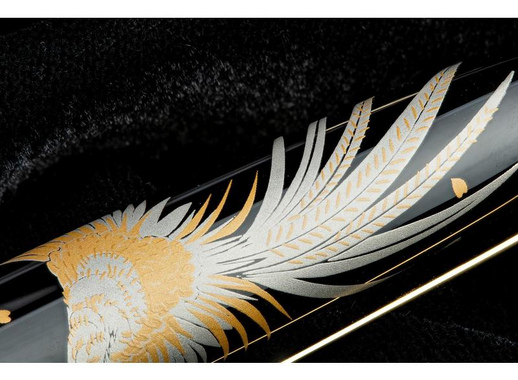 Ручка перьевая Namiki Tradition Golden pheasant цвет чернил черный цвет корпуса черный