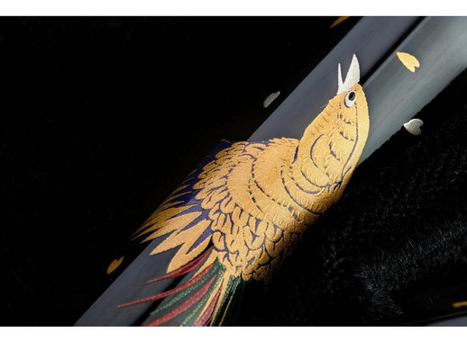 Ручка перьевая Namiki Tradition Golden pheasant цвет чернил черный цвет корпуса черный