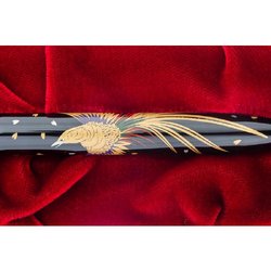 Ручка перьевая Namiki Tradition Golden pheasant цвет чернил черный цвет корпуса черный