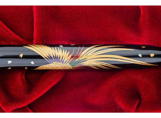 Ручка перьевая Namiki Tradition Golden pheasant цвет чернил черный цвет корпуса черный