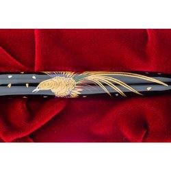 Ручка перьевая Namiki Tradition Golden pheasant цвет чернил черный цвет корпуса черный