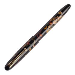 Ручка перьевая Namiki Tradition Flower basket цвет чернил черный цвет корпуса черный