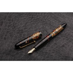 Ручка перьевая Namiki Tradition Flower basket цвет чернил черный цвет корпуса черный