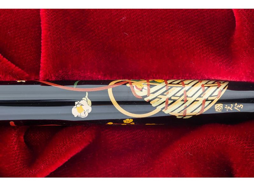 Ручка перьевая Namiki Tradition Flower basket цвет чернил черный цвет корпуса черный