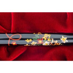 Ручка перьевая Namiki Tradition Flower basket цвет чернил черный цвет корпуса черный