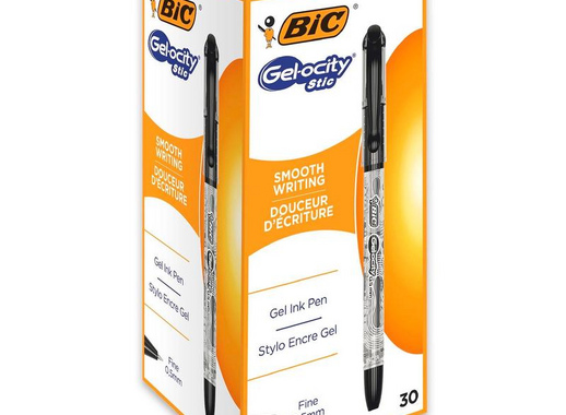 Ручка гелевая Bic Gelocity Stic черная (толщина линии письма 0.29 мм)