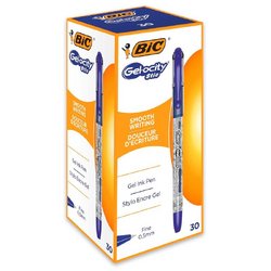 Ручка гелевая Bic Gelocity Stic синяя (толщина линии письма 0.29 мм)