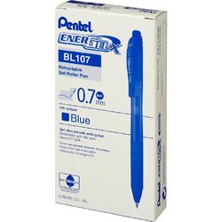 Ручка гелевая автоматическая Pentel EnerGel Rec синяя (толщина линии 0.35 мм)