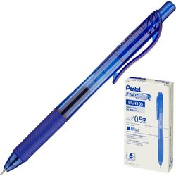 Ручка гелевая автоматическая Pentel EnerGel синяя (толщина линии 0.3 мм)