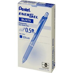 Ручка гелевая автоматическая Pentel EnerGel синяя (толщина линии 0.25 мм)