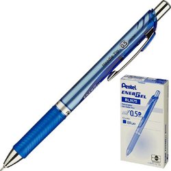 Ручка гелевая автоматическая Pentel EnerGel синяя (толщина линии 0.25 мм)