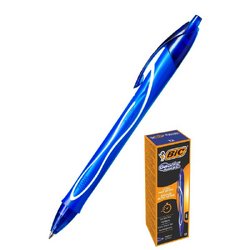 Ручка гелевая автоматическая Bic Gelocity Quick Dry синяя (толщина линии 0.35 мм)