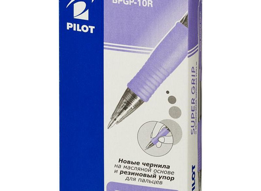 Ручка шариковая автоматическая Pilot BPGP-10R-F синяя (толщина линии 0.22 мм)