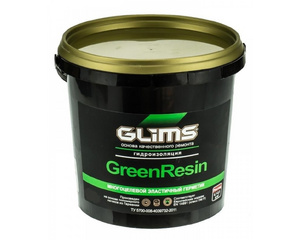 Герметик эластичный Glims GreenResin, 1.3 кг