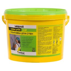 Грунтовка для стен Weber.Prim Wall, 5 л