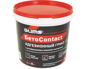 Грунт адгезивный Glims БетоContact, 4 кг