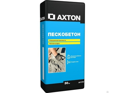 Пескобетон М300 Axton, 30 кг