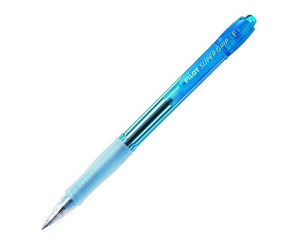 Ручка шариковая автоматическая Pilot Super Grip Neon BPGP-10N-F L синяя (толщина линии 0.21)