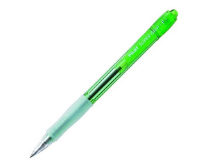 Ручка шариковая автоматическая Pilot Super Grip Neon BPGP-10N-F G синяя (толщина линии 0.21)