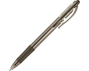 Ручка шариковая автоматическая Pentel BK417-A черная (толщина линии 0.3 мм)