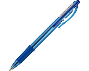 Ручка шариковая автоматическая Pentel BK417-C синяя (толщина линии 0.3 мм)