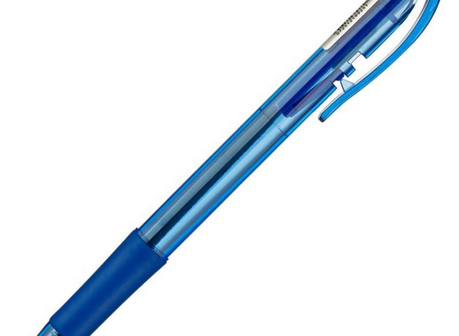 Ручка шариковая автоматическая Pentel BK417-C синяя (толщина линии 0.3 мм)