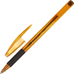 Ручка шариковая одноразовая BIC Orange grip fine черная (толщина линии 0.3 мм)